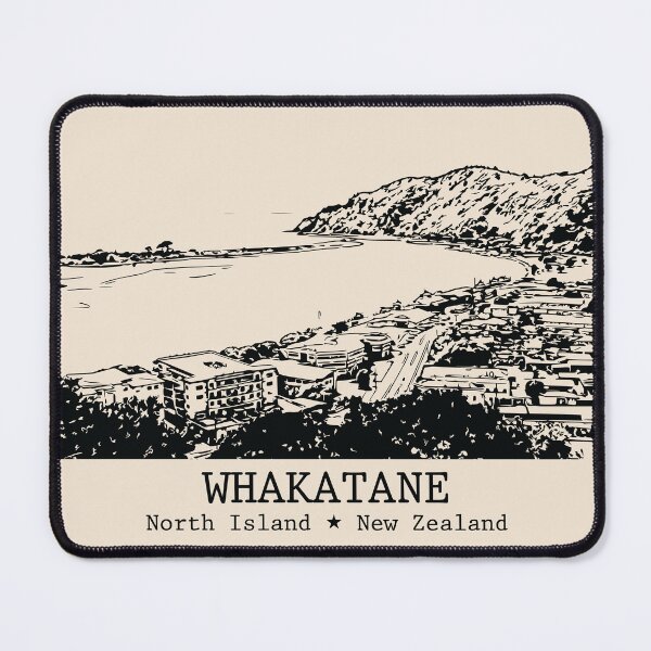 Item preview, Whakatane NZ - Vintage Ink Cityscape designed and sold by Lakeric.