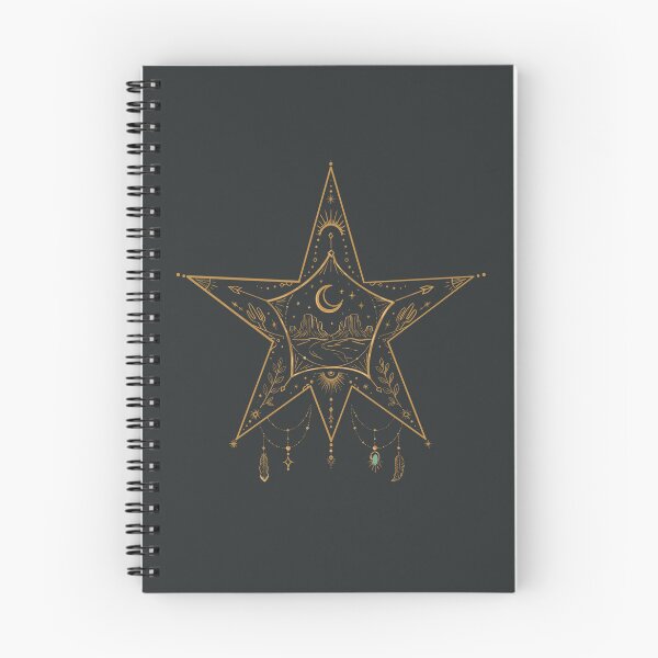 Item preview, Western Celestial Star Wall Art | Boho Desert Moon Decor | Southwestern Gold Mystic Illustration designed and sold by Bedoya Illustrations .