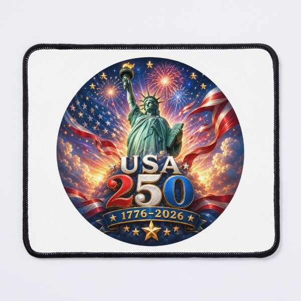 Item preview, USA 250th Anniversary 1776–2026 Statue of Liberty Patriotic Design designed and sold by FlyingSeas.