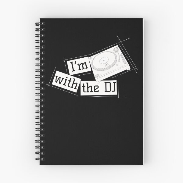 Item preview, Estoy con el DJ Clubbing Disc Jockey Turntable White designed and sold by KNUXX Shop.
