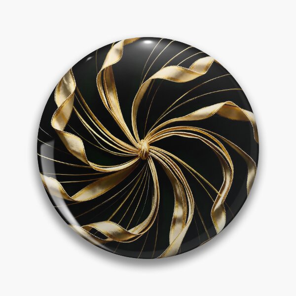 Item preview, Golden Ribbons designed and sold by Vicky Brago-Mitchell®.