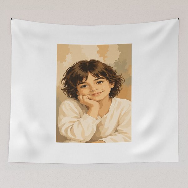 Item preview, Happy Little Boy Illustration designed and sold by MahnoorDesigns.