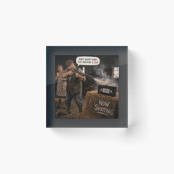Item preview, Shooting a Film Funny Movie Pun designed and sold by Hornace88studio.