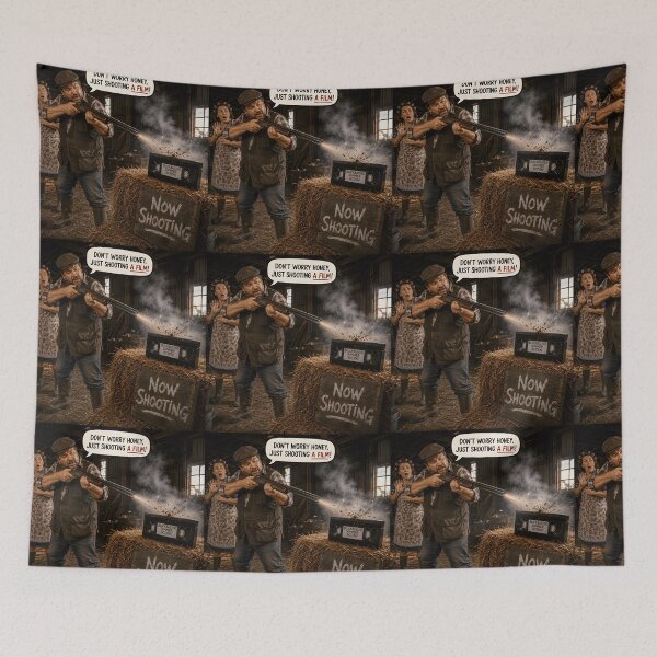 Item preview, Shooting a Film Funny Movie Pun designed and sold by Hornace88studio.