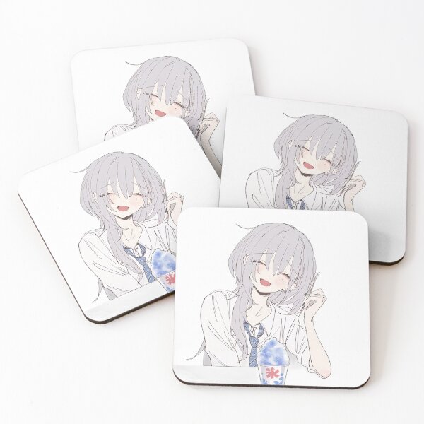 Item preview, Mio Haimiya Eating Shaved Ice Haimiya Senpai Is Scary But Cute designed and sold by KomiArts.