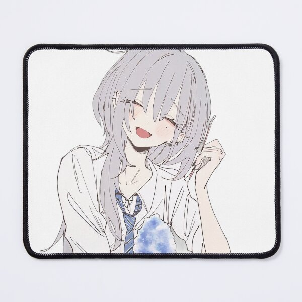 Item preview, Mio Haimiya Eating Shaved Ice Haimiya Senpai Is Scary But Cute designed and sold by KomiArts.