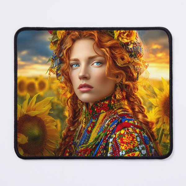 Item preview, Ethereal Beauty in Sunflower Field at Sunset designed and sold by Artessie.