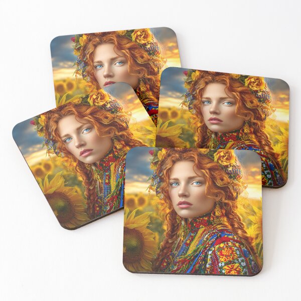 Item preview, Ethereal Beauty in Sunflower Field at Sunset designed and sold by Artessie.