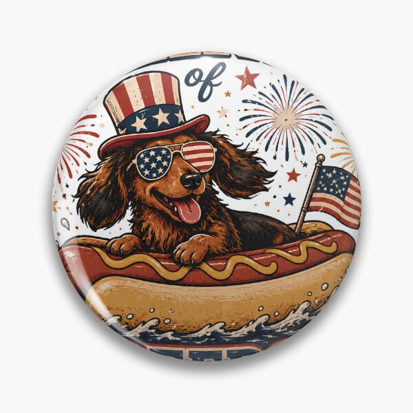 Item preview, Patriotic Dachshund Hot Dog designed and sold by Esu8y2.