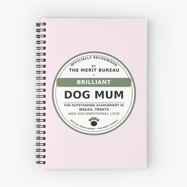 Item preview, Dog Mum Gift | Brilliant Dog Mom Award for Dog Lovers and Pet Owners designed and sold by TheMeritBureau.