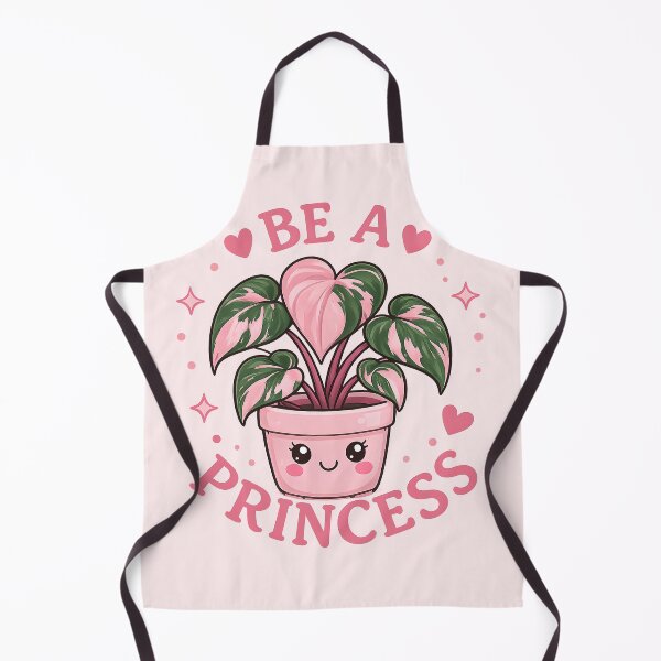 Item preview, Be a Princess – Cute Pink Princess Philodendron designed and sold by Stubblejumper Artworks.