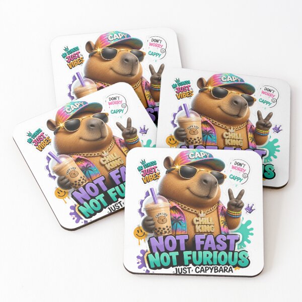 Item preview, confident capybara designed and sold by Tunarite.