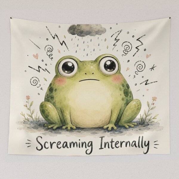Item preview, Screaming internally  designed and sold by Weird & wonderful .