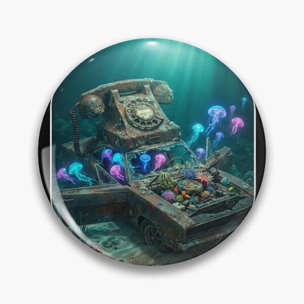 Item preview, Deep Sea Vintage Connection Art designed and sold by OddlySticky.
