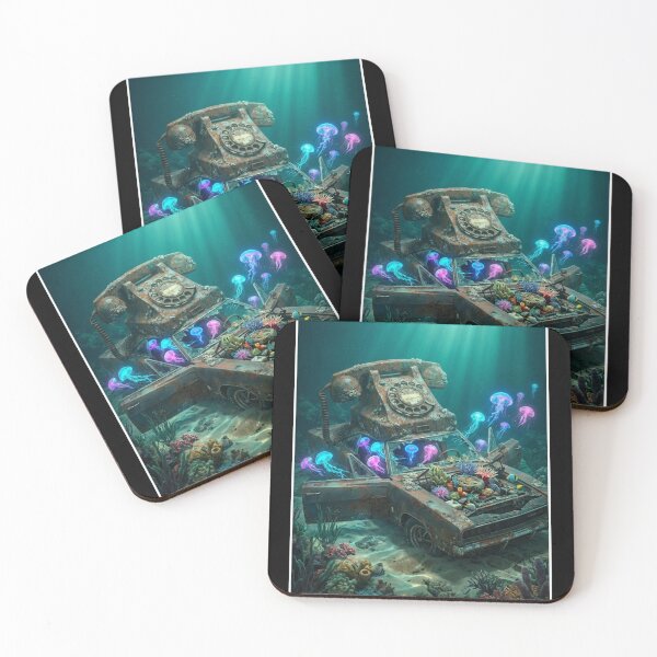 Item preview, Deep Sea Vintage Connection Art designed and sold by OddlySticky.