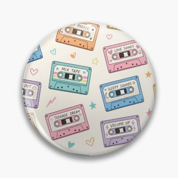 Item preview, Retro Cassette Tape Mixtape 80s Music Repeat designed and sold by StickyGuys.