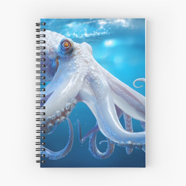 Item preview, Majestic Octopus Underwater in Vibrant Blue Waters designed and sold by Artessie.