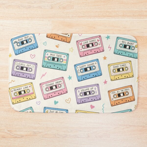 Item preview, Retro Cassette Tape Mixtape 80s Music Repeat designed and sold by StickyGuys.