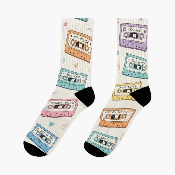 Item preview, Retro Cassette Tape Mixtape 80s Music Repeat designed and sold by StickyGuys.