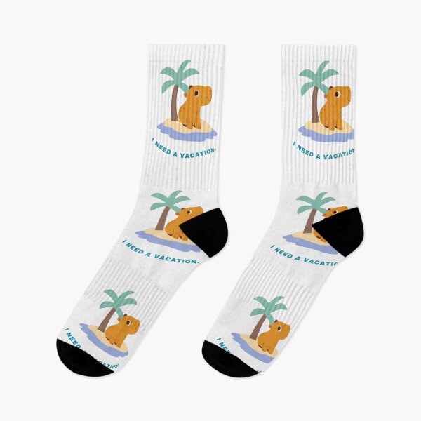Item preview, Cute Capybara Vacation Mood – I Need a Vacation designed and sold by BCapybara.