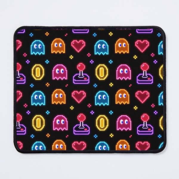 Item preview, Retro Arcade Neon Pixel Gamer Icon Repeat designed and sold by StickyGuys.