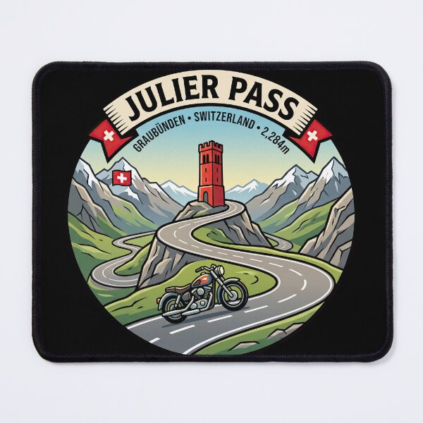 Item preview, Julier Pass Scenic Swiss Alps Graphic designed and sold by enzoade.