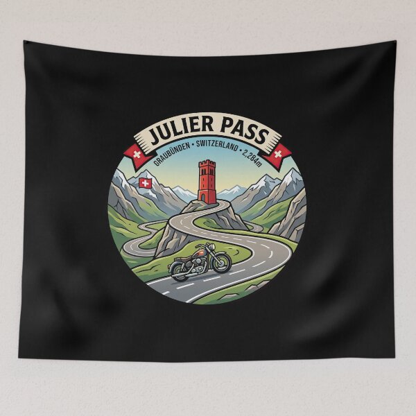 Item preview, Julier Pass Scenic Swiss Alps Graphic designed and sold by enzoade.