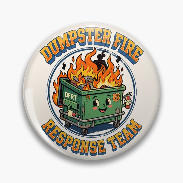 Item preview, Funny Dumpster Fire Response Team designed and sold by legendaryskins.