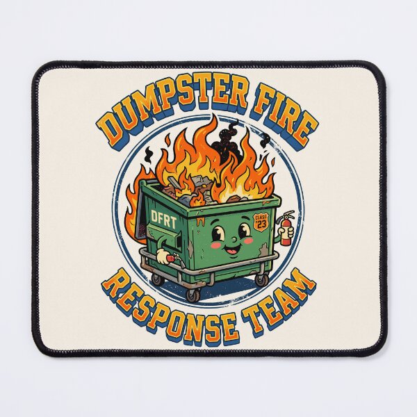 Item preview, Funny Dumpster Fire Response Team designed and sold by legendaryskins.