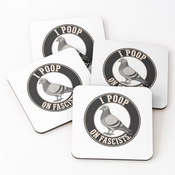 Item preview, I poop on fascists Pigeon designed and sold by sollunadesignns.