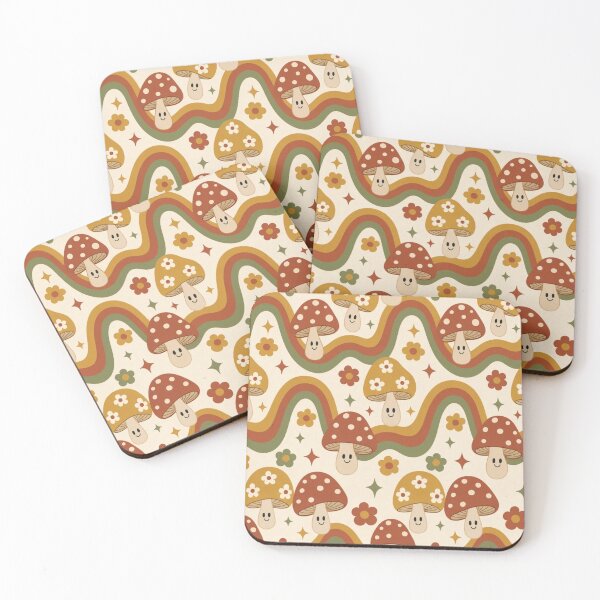 Item preview, Cottagecore Mushroom Fern Forest Floor Woodland Repeat designed and sold by StickyGuys.