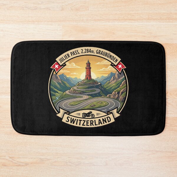 Item preview, Julier Pass Historic Alpine Road Artwork designed and sold by enzoade.