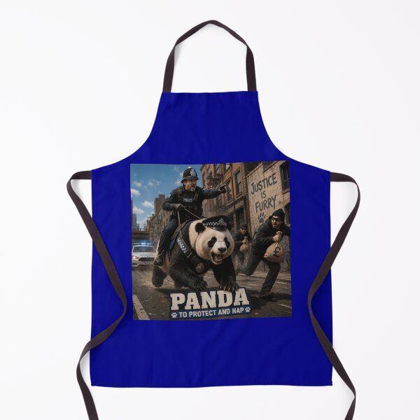 Item preview, Panda Car Funny Police Panda Pun Design designed and sold by Hornace88studio.