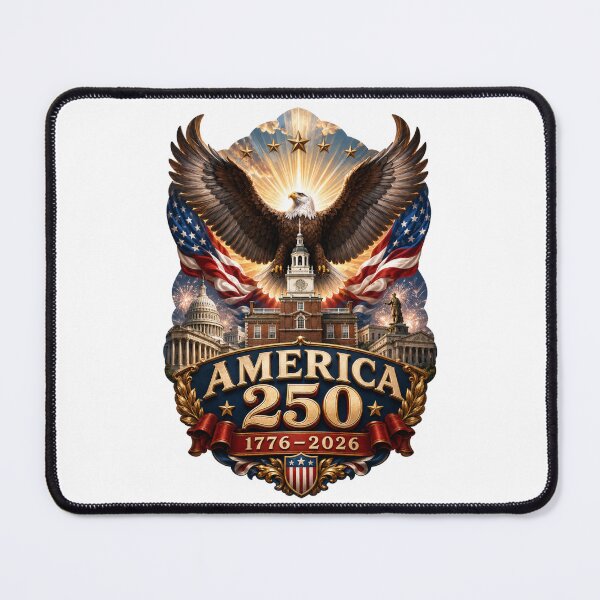 Item preview, America 250th Anniversary 1776–2026 Bald Eagle Patriotic Design designed and sold by FlyingSeas.