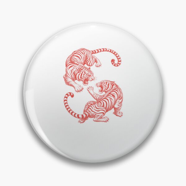 Item preview, Tiger Yin Yang Japanese  designed and sold by sollunadesignns.