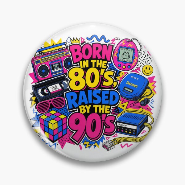 Item preview, Born in the 80's, Raised by 90's designed and sold by CerealBoxInk.