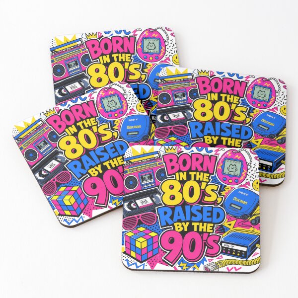 Item preview, Born in the 80's, Raised by 90's designed and sold by CerealBoxInk.
