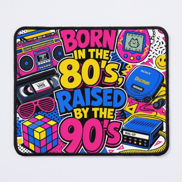 Item preview, Born in the 80's, Raised by 90's designed and sold by CerealBoxInk.