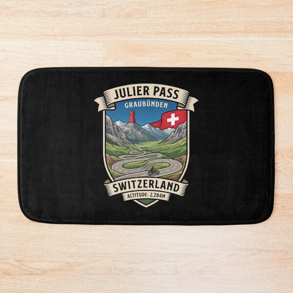 Item preview, Julier Pass Switzerland Alpine Route Print designed and sold by enzoade.