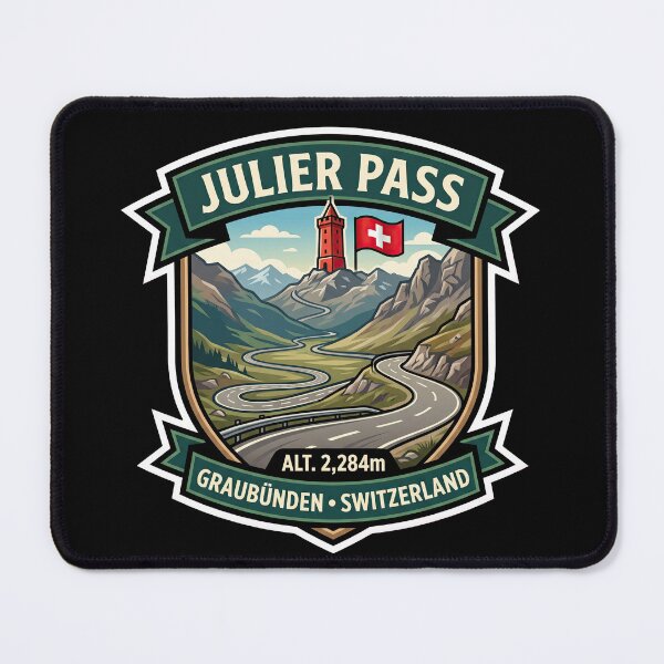 Item preview, Julier Pass Scenic Mountain Pass Artwork designed and sold by enzoade.