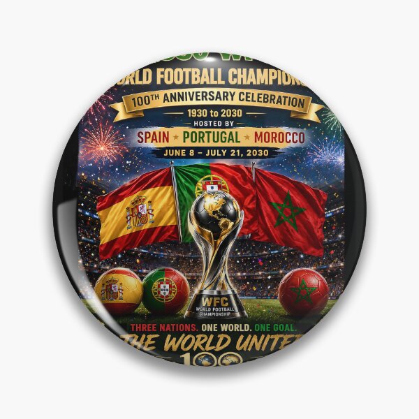 Item preview, 2030 WFC World Football Championship  - 100th Annviersary - Spain - Portugal - Morocco designed and sold by DBM Photo Art 1.