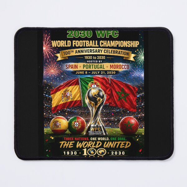 Item preview, 2030 WFC World Football Championship - 100th Annviersary - Spain - Portugal - Morocco designed and sold by DBM Photo Art 1.