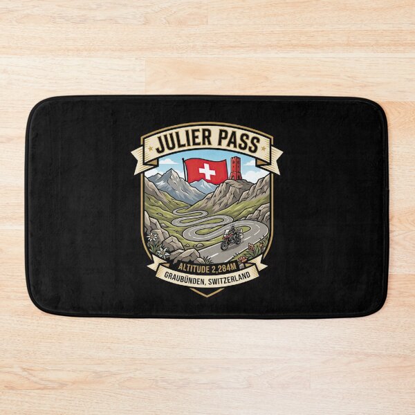 Item preview, Julier Pass Swiss Alps Motorcycle Adventure Design designed and sold by enzoade.