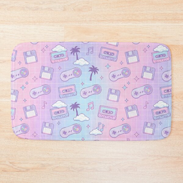 Item preview, Pastel Vaporwave Cozy Gaming Seamless Pattern | Retro Lo-Fi Aesthetic designed and sold by StickyGuys.