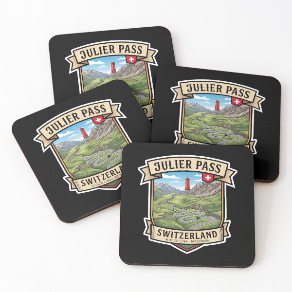 Item preview, Julier Pass Switzerland Alpine Road Graphic designed and sold by enzoade.