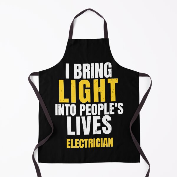 Item preview, Electrician Humor – I Bring Light Into People's Lives designed and sold by No Excuses Supply.
