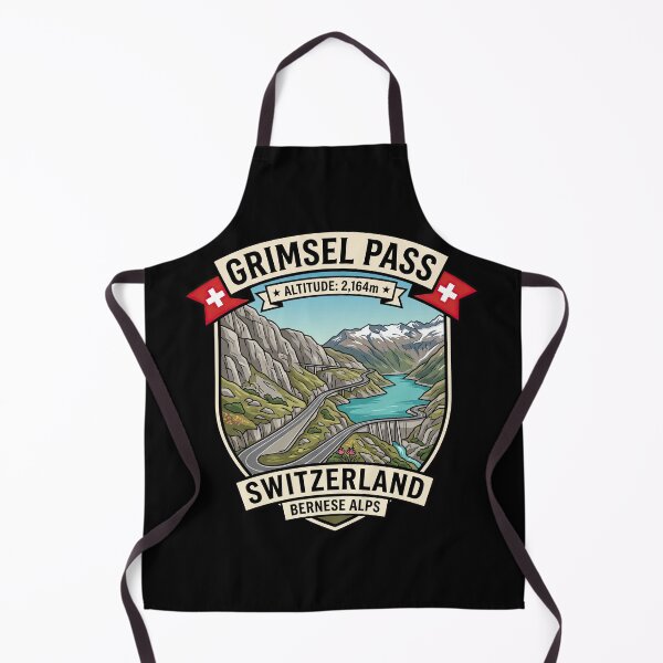 Item preview, Grimsel Pass Switzerland Scenic Pass Artwork designed and sold by enzoade.