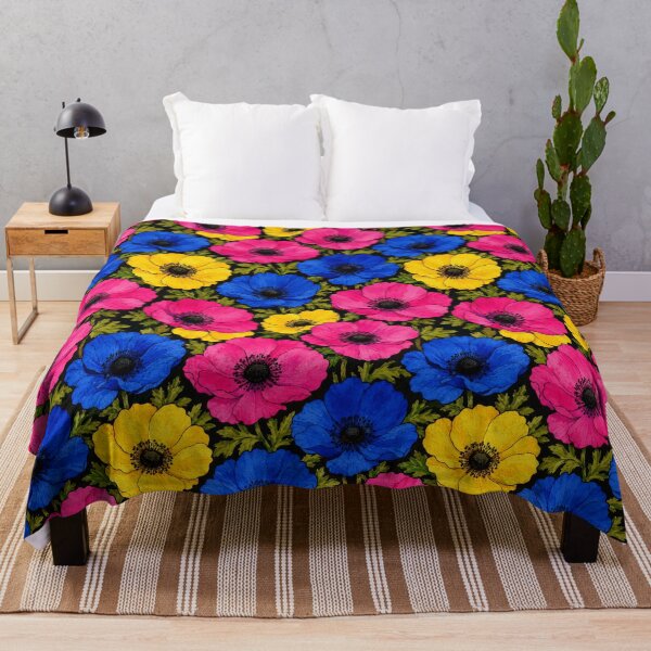 Item preview, Anemone Pop Art Bold Graphic Seamless Pattern designed and sold by Inkworksbyshery.
