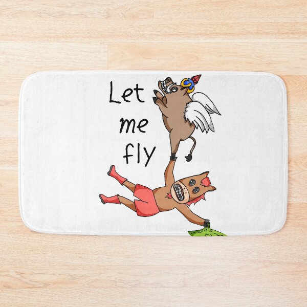 Item preview, Let Me Fly Funny Animal Illustration designed and sold by ZHISUART.