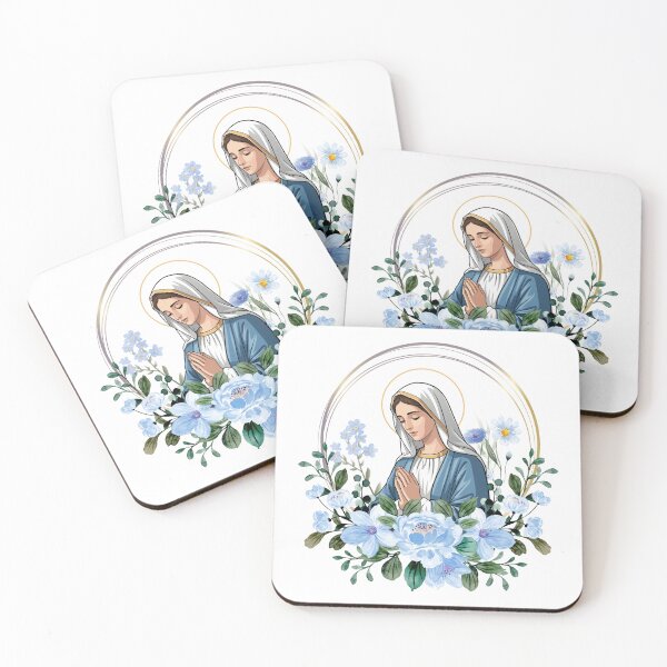 Item preview, Blessed Mother Hoop designed and sold by lizzieissorad.